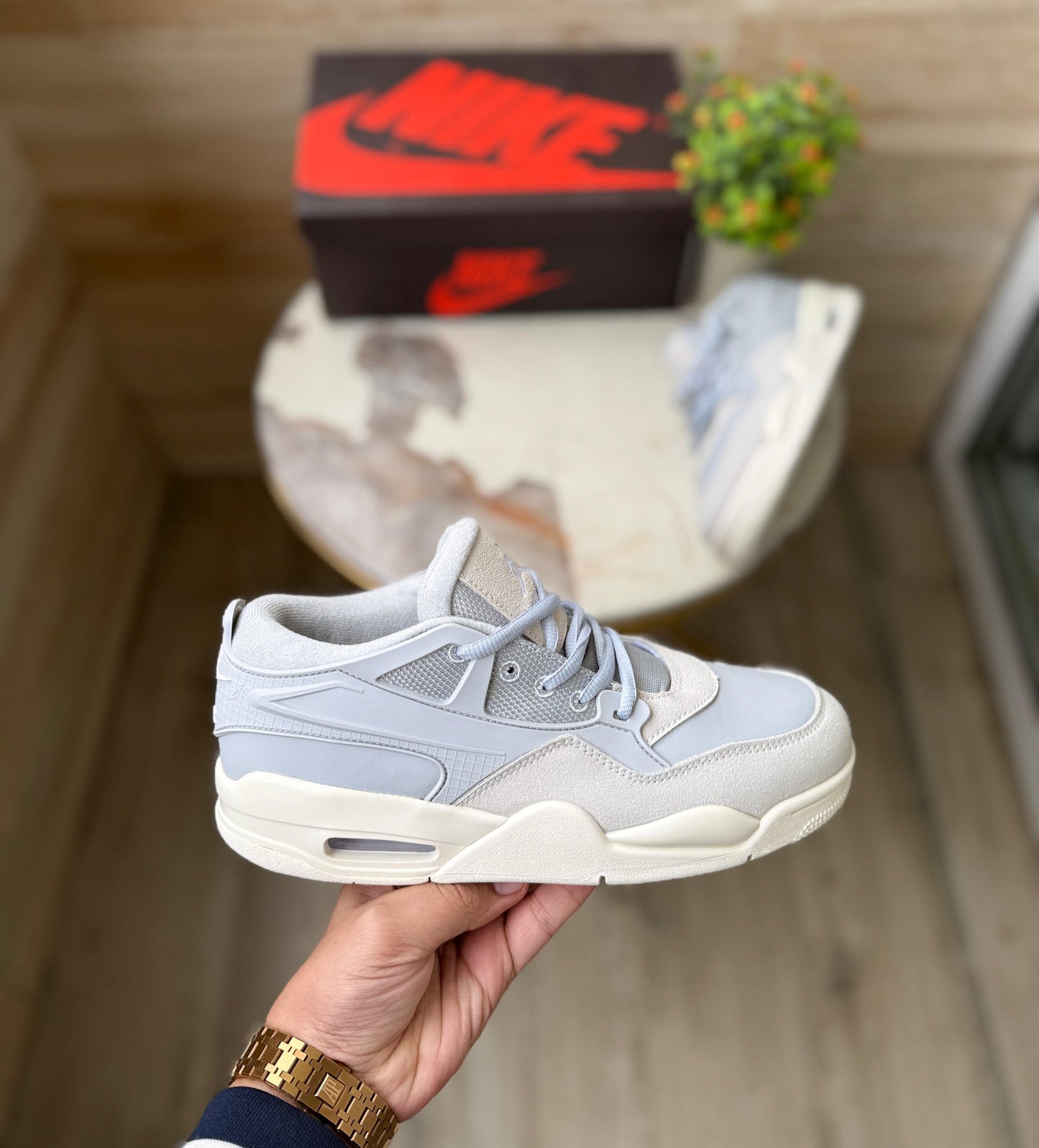 AIR JORDANS 4 RM COOL GREY