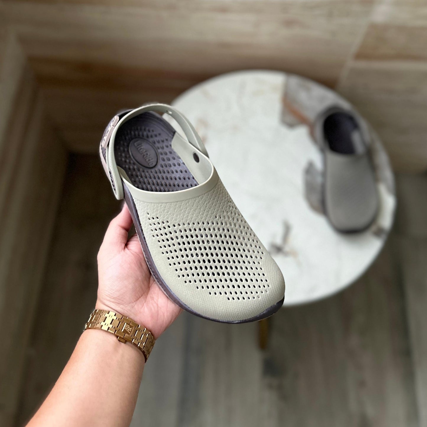 CROCS LITERIDE 360 GREY BLACK EDITION