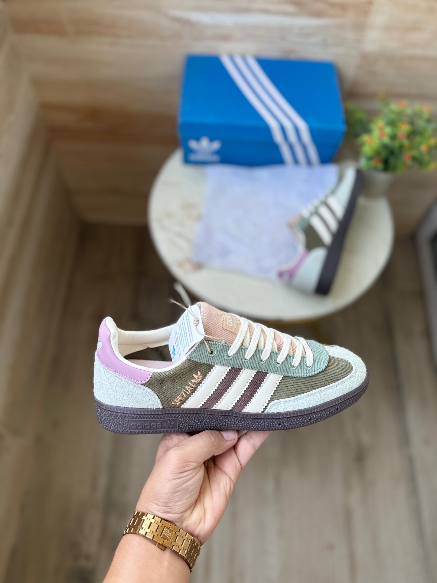 ADIDAS ORGINALS SPEZIAL GREEN SILVER