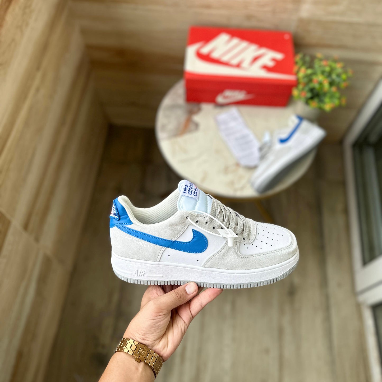 NIKE AIRFORCE ATHLETIC BLUE