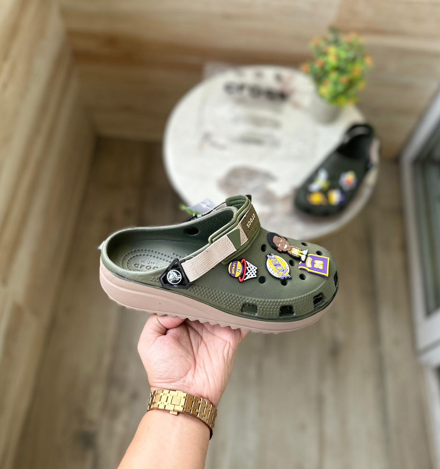 Crocs lakers basketball