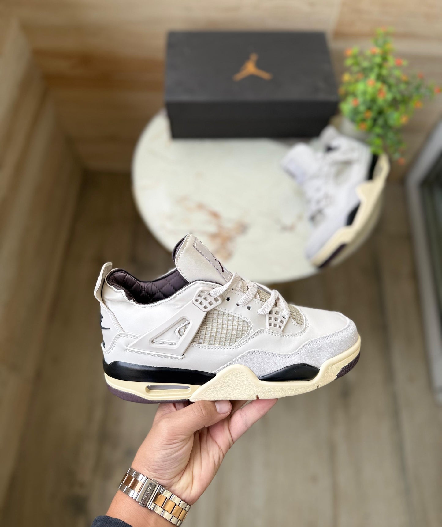 Air Jordans retro 4 maniere violet