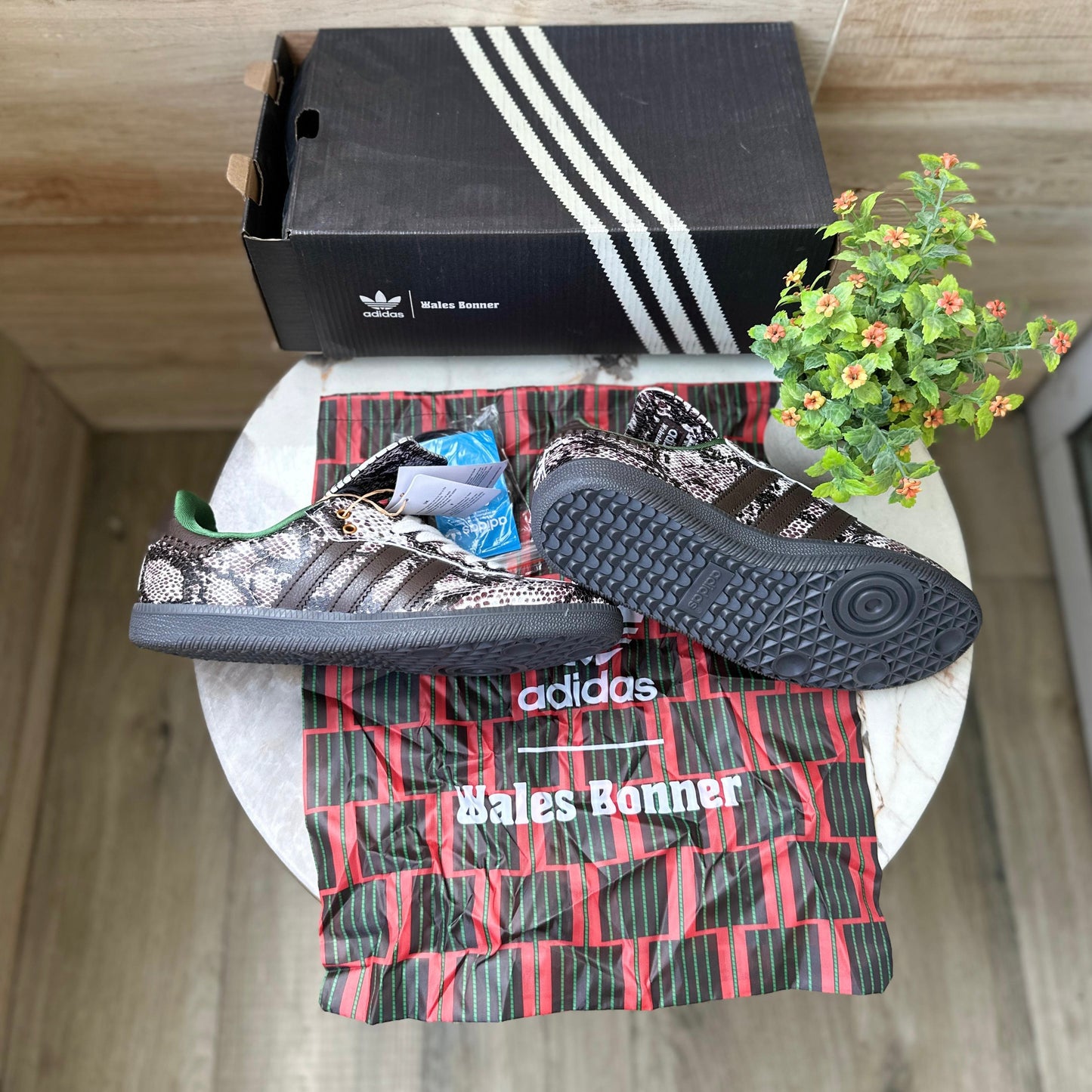ADIDAS ORIGINALS SAMBA WALES AND BONER SNAKE SKIN