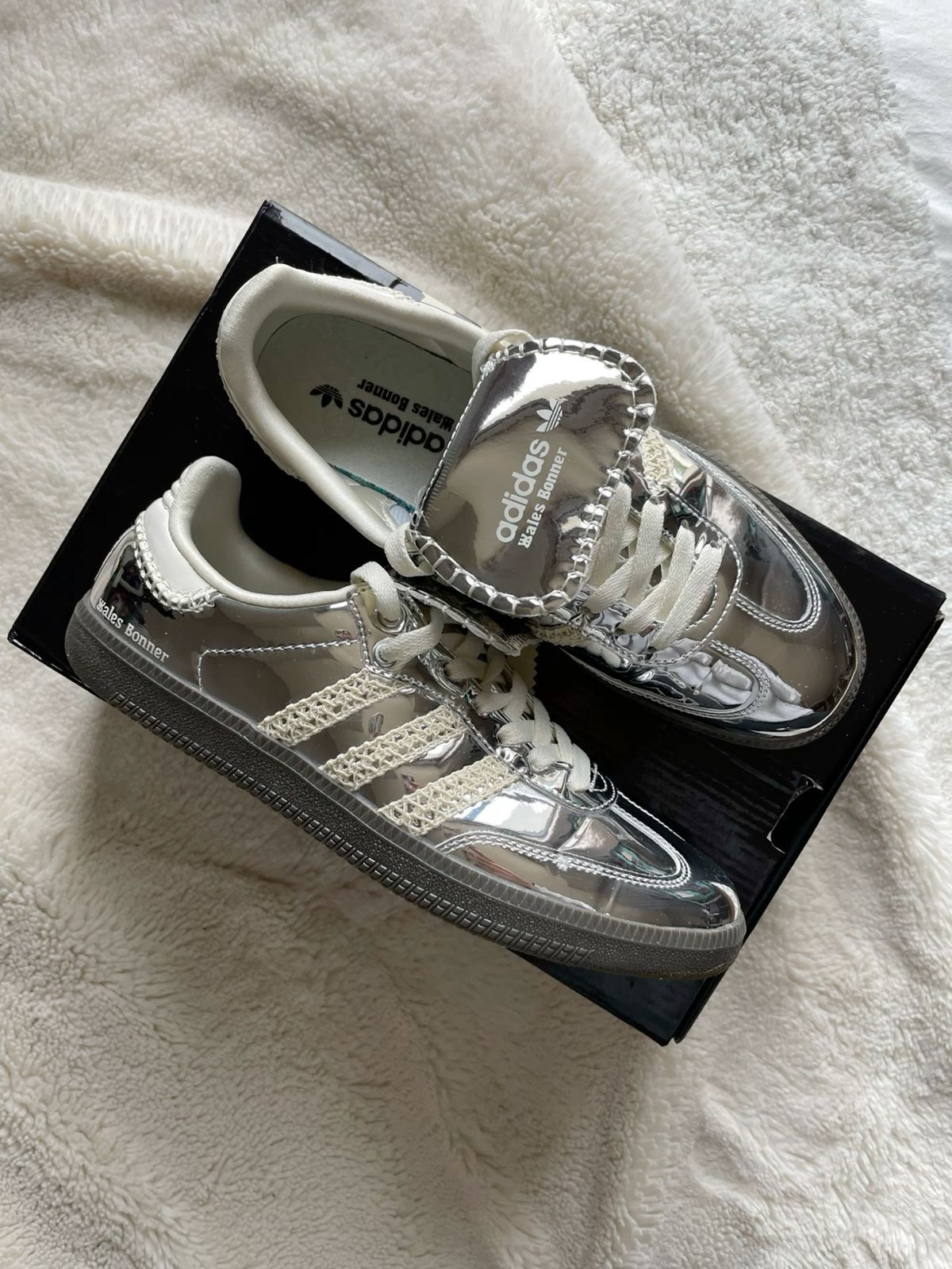 ADIDAS SAMBA X WALES BONER SILVER LIMITED EDITION
