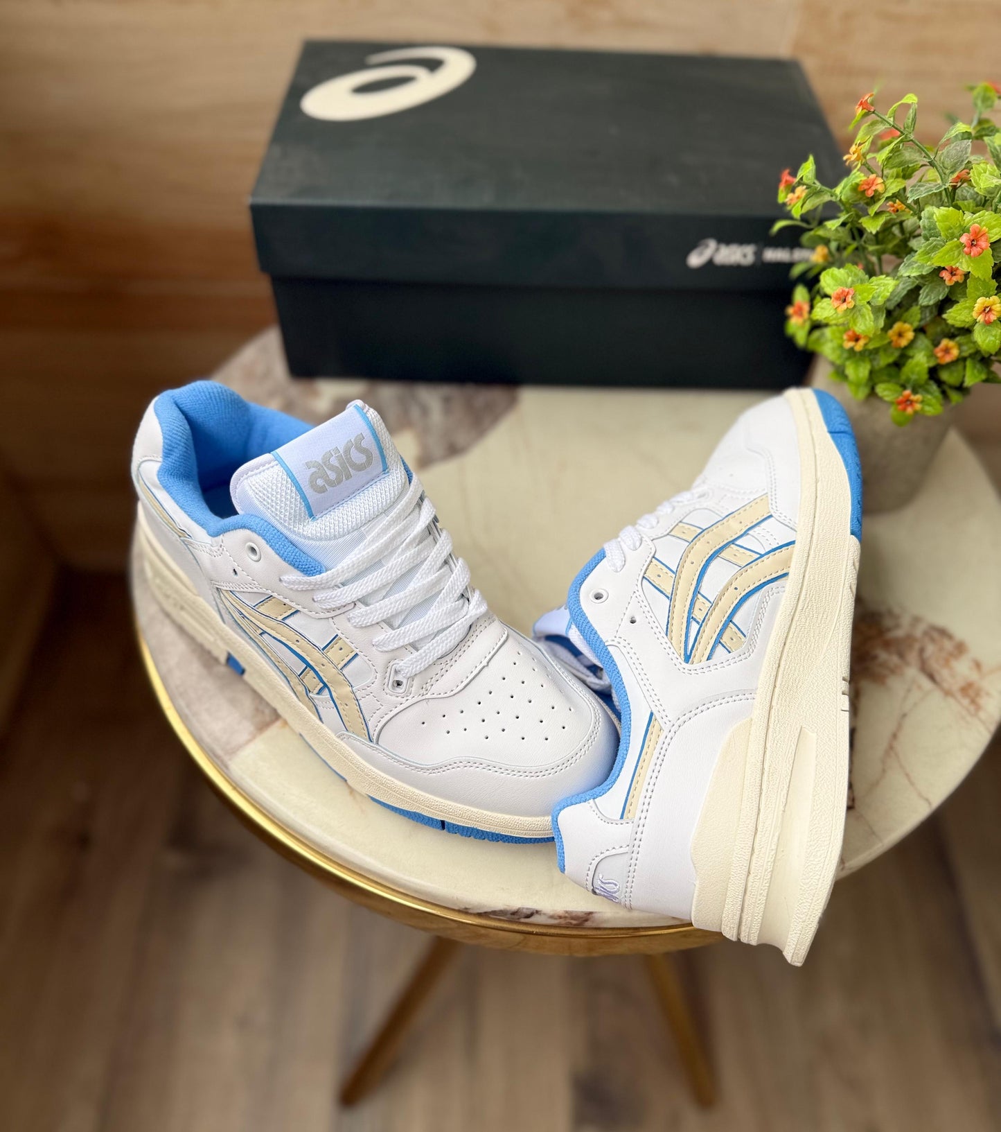 Asics ex 89 white cream sky