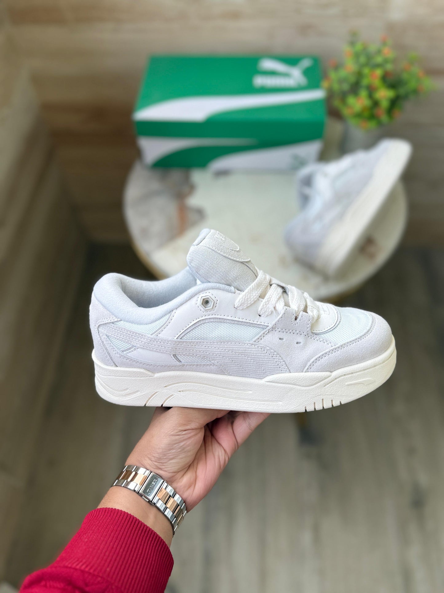 PUMA SUEDE 180 CREAM WHITE