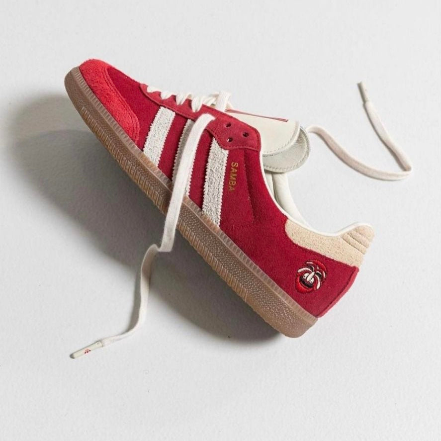 ADIDAS ORGINALS SAMBA BETTER SCARLET OFF WHITE