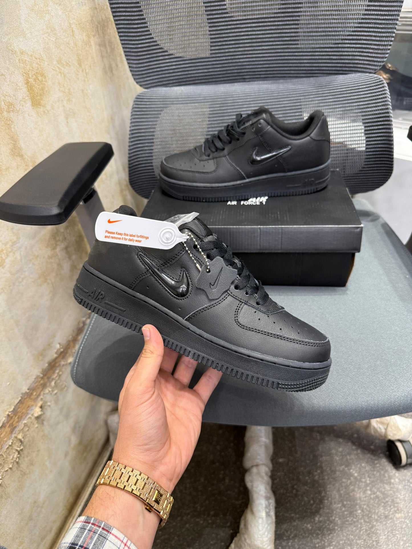Nike airforce 1 low retro black