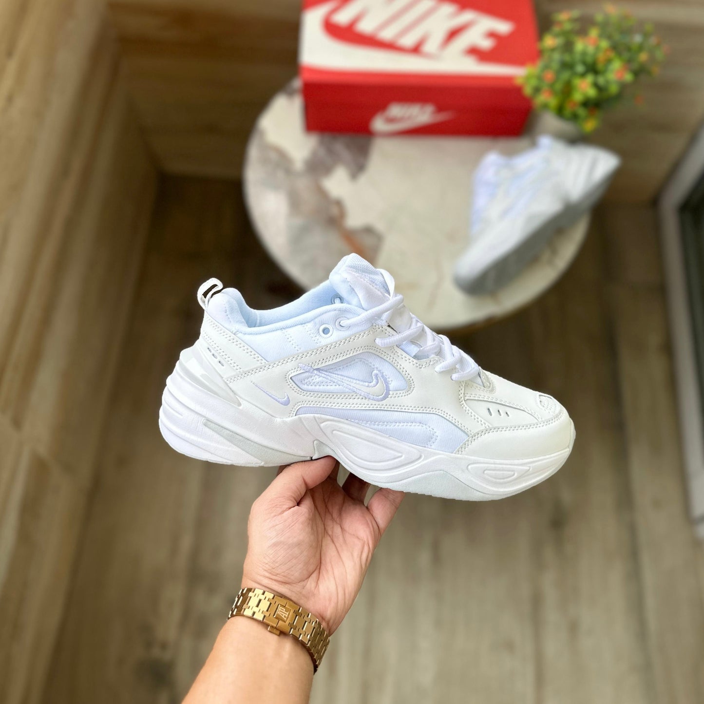 NIKE MK2 TEKNO TRIPLE WHITE EDITION
