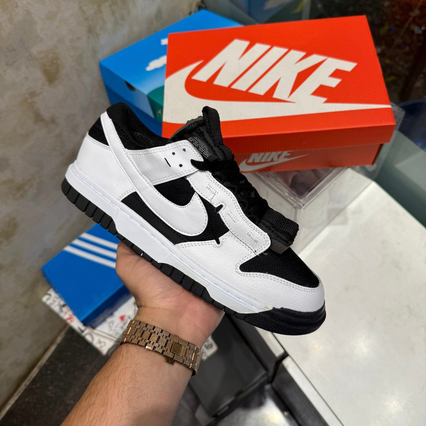 NIKE DUNK LOW JUMBO REVERSE PANDA