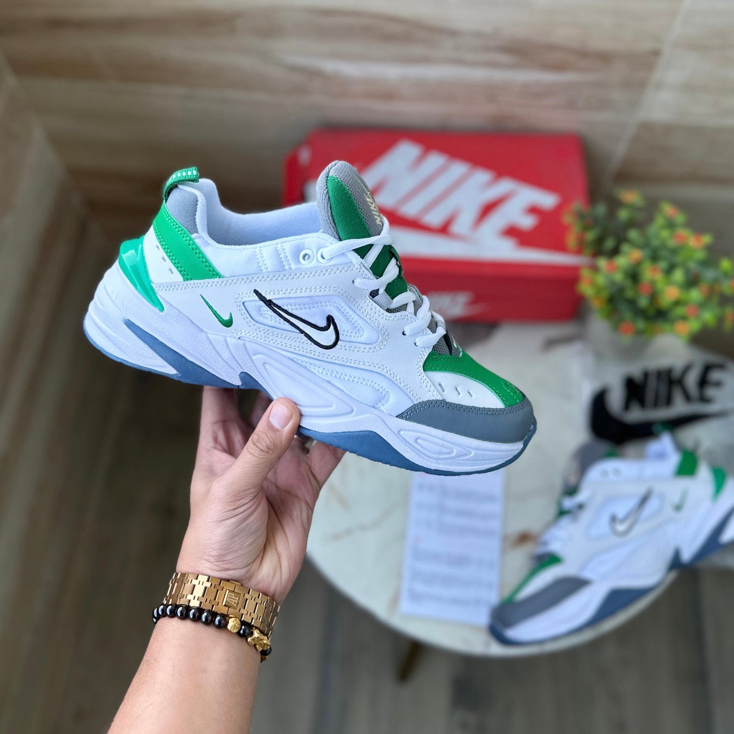 NIKE MK2 TEKNO CHUNKY GREEN