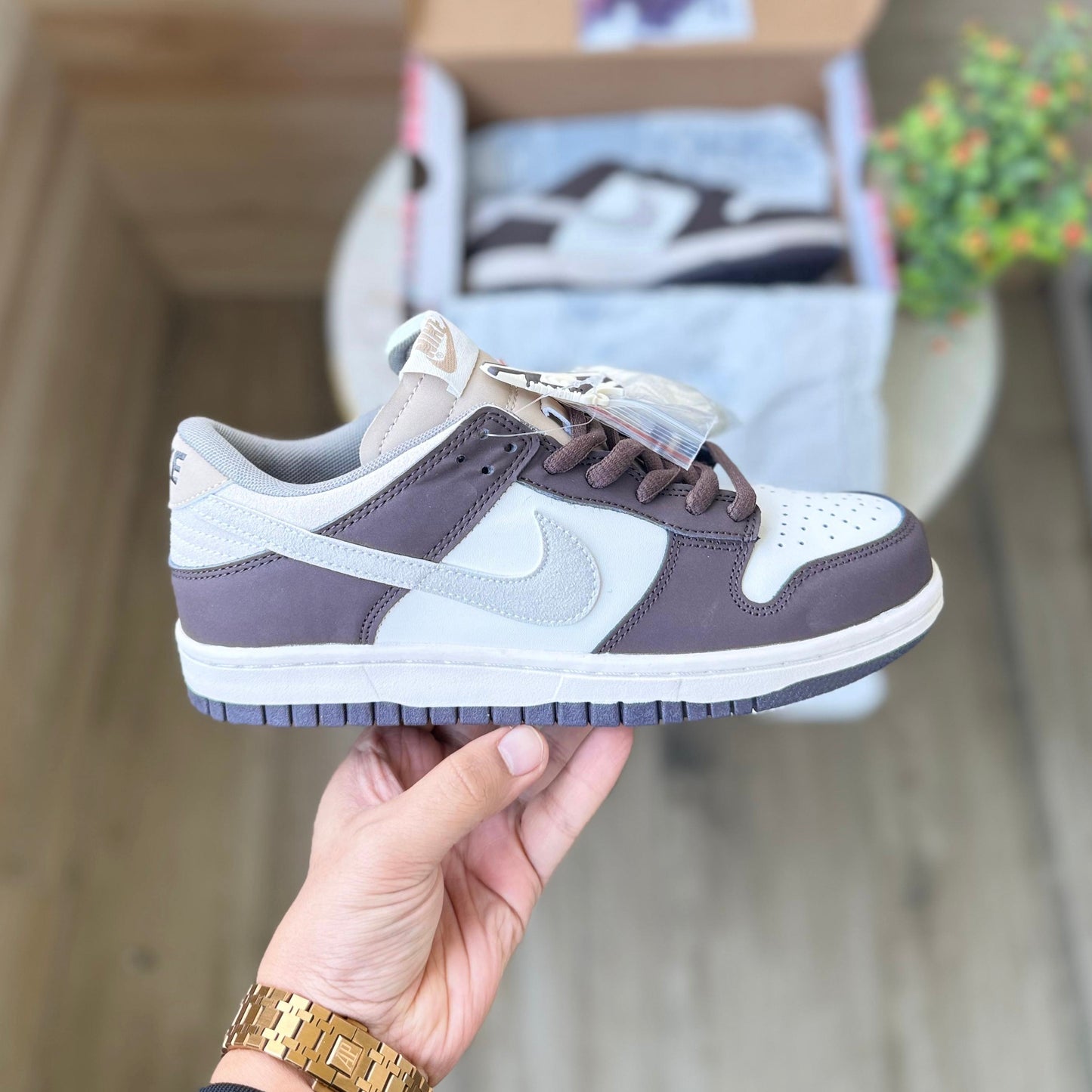 Nike sb dunk low x otomo katsuhiro steamboy OST brown white