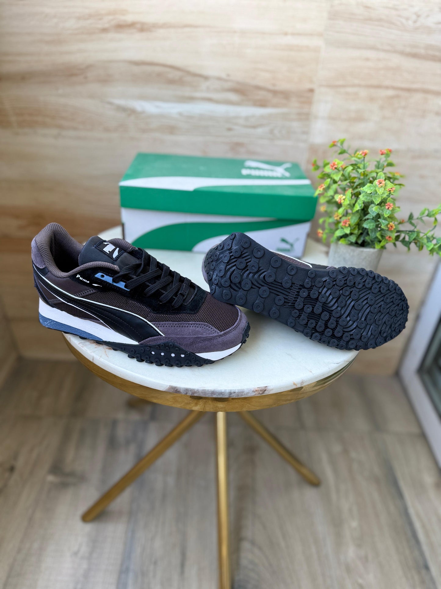 Puma black top charchoal