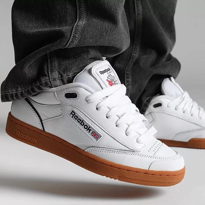 REEBOK CLUB C BULC WHITE BLACK