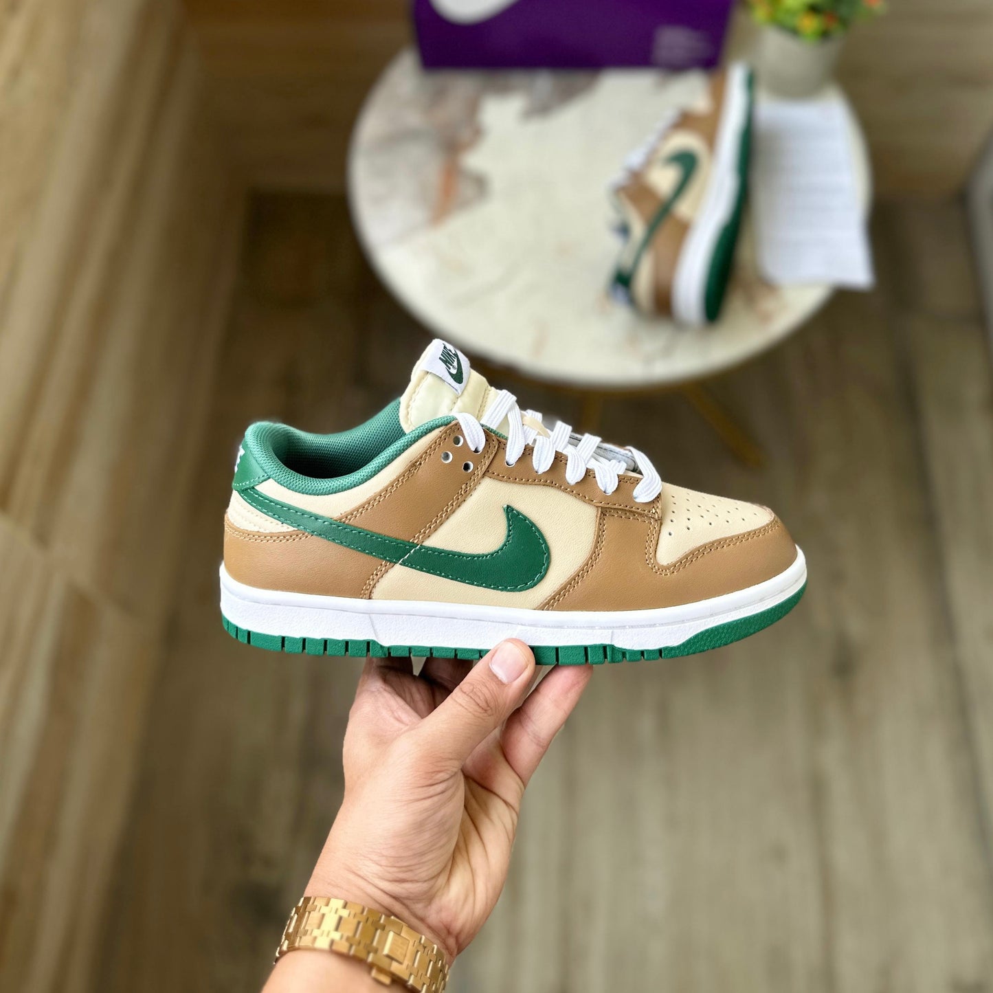 NIKE SB DUNK RATTAN GORGE GREEN