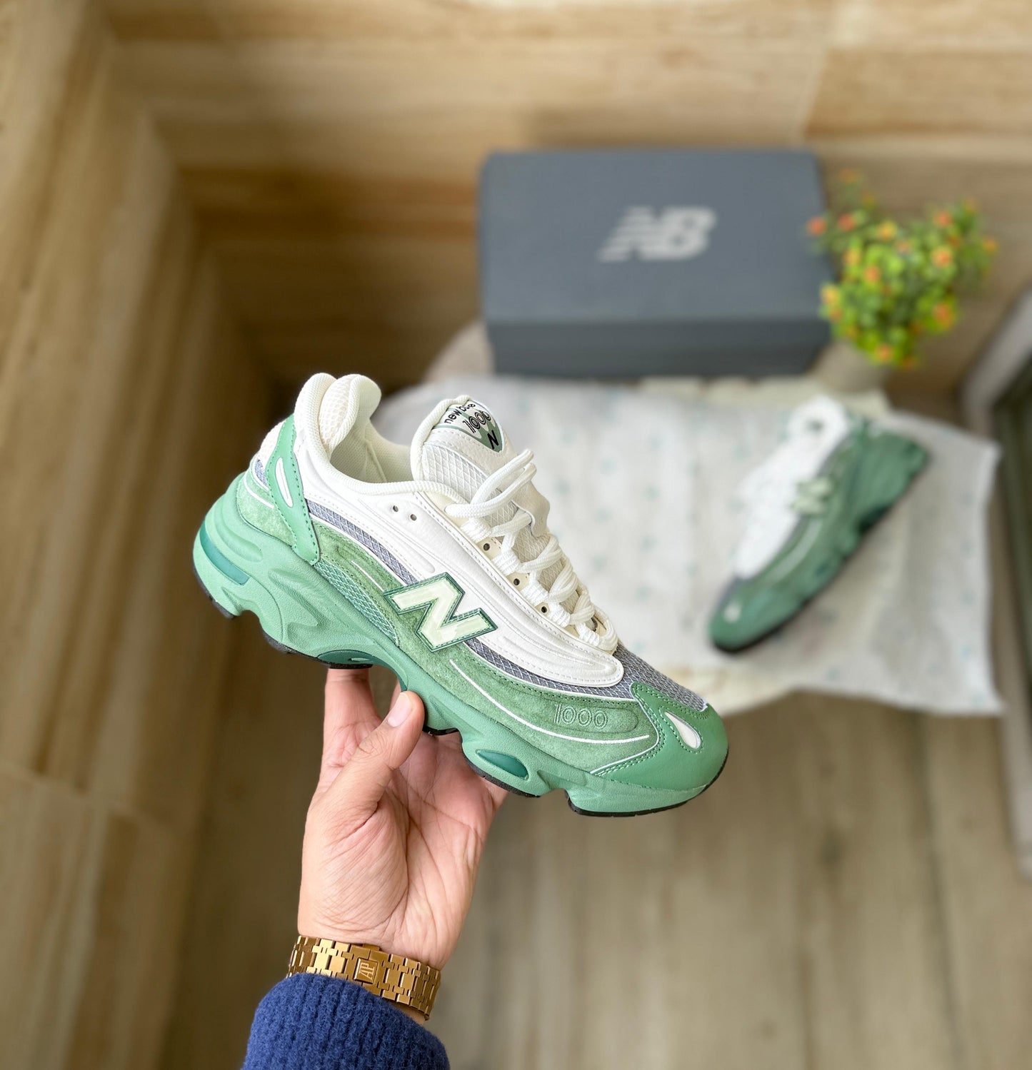 New balance 1000 mallard green