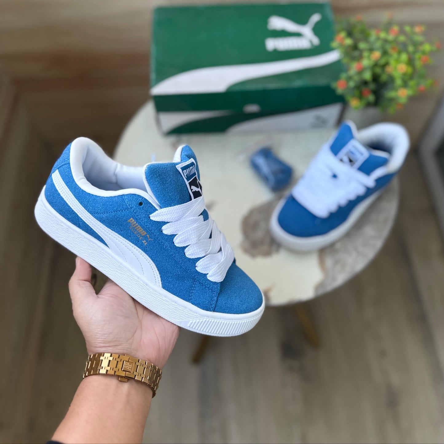 Puma classic xl suede blue