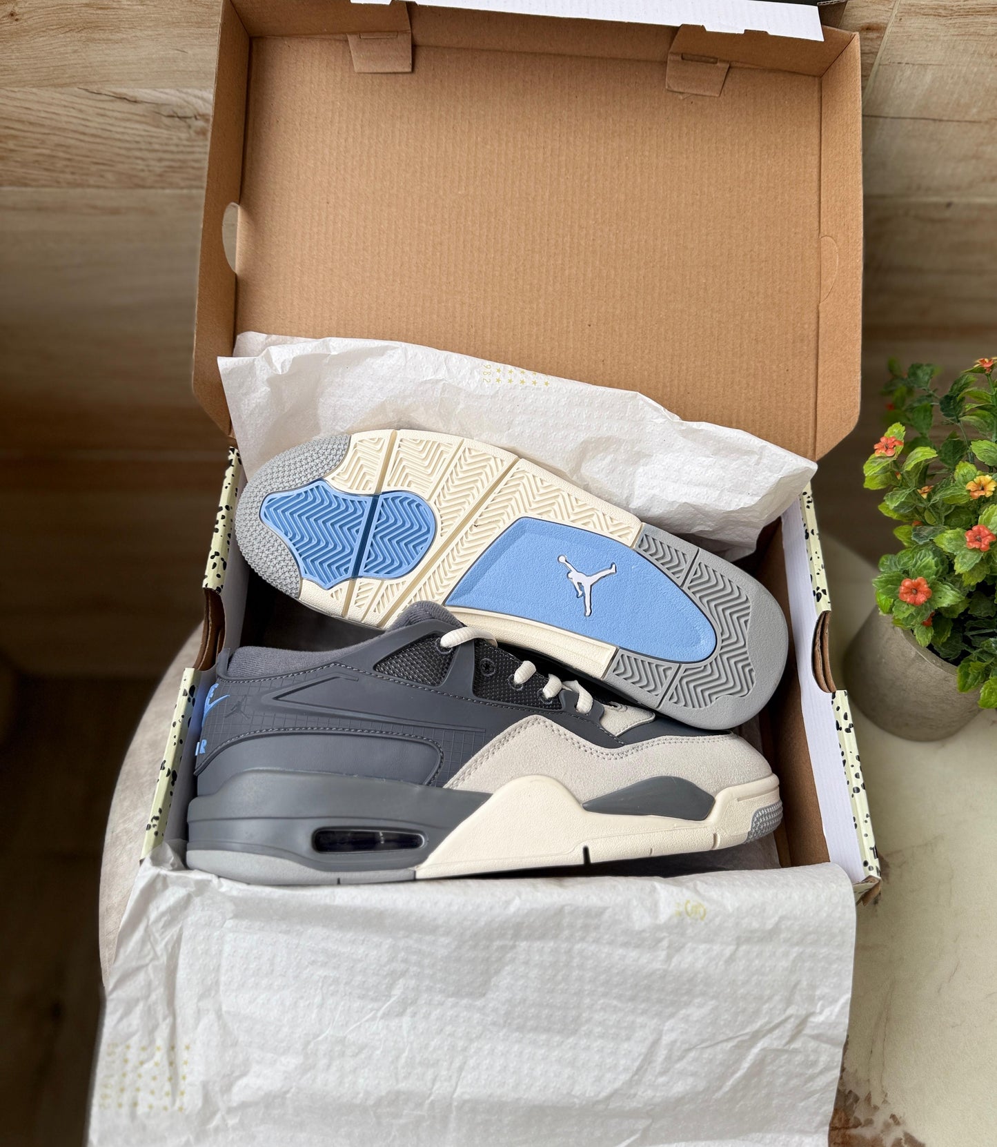 Air Jordans 4 rm iron grey