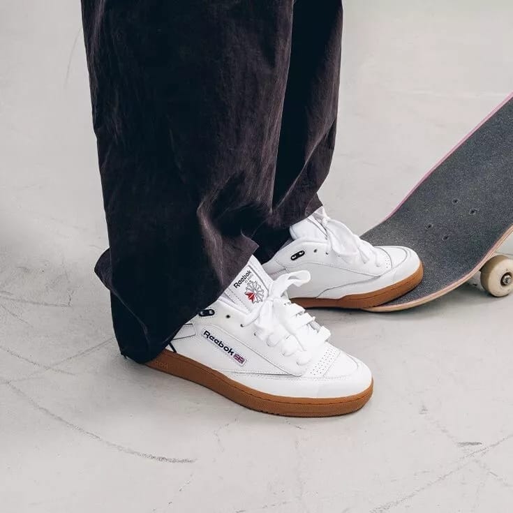 REEBOK CLUB C BULC WHITE BLACK