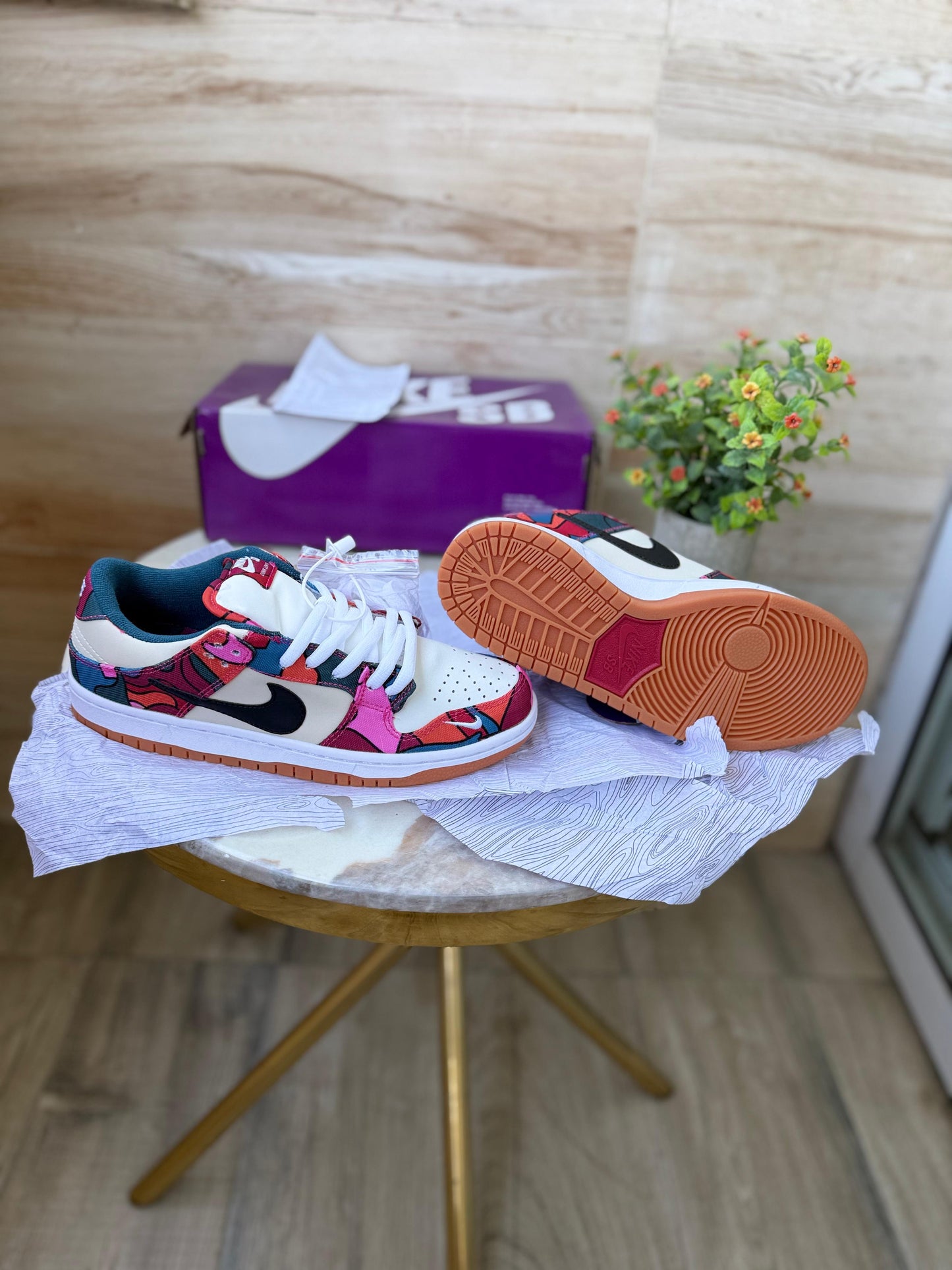 Nike sb dunk parra abstract