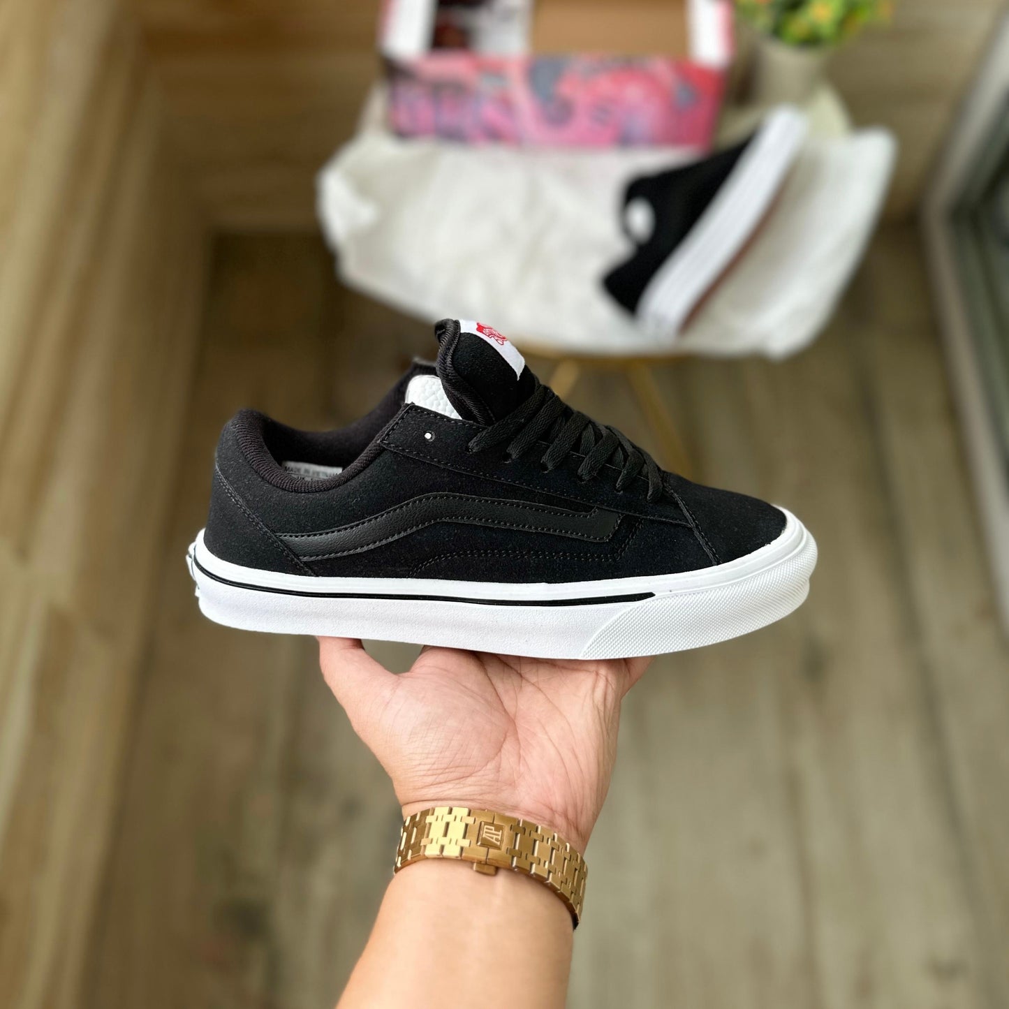 VANS OLD SKOOL KNU BLACK GREY