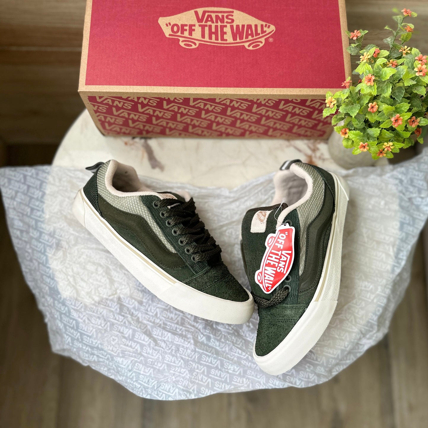 VANS OLD SKOOL KNU OLIVE GREEN