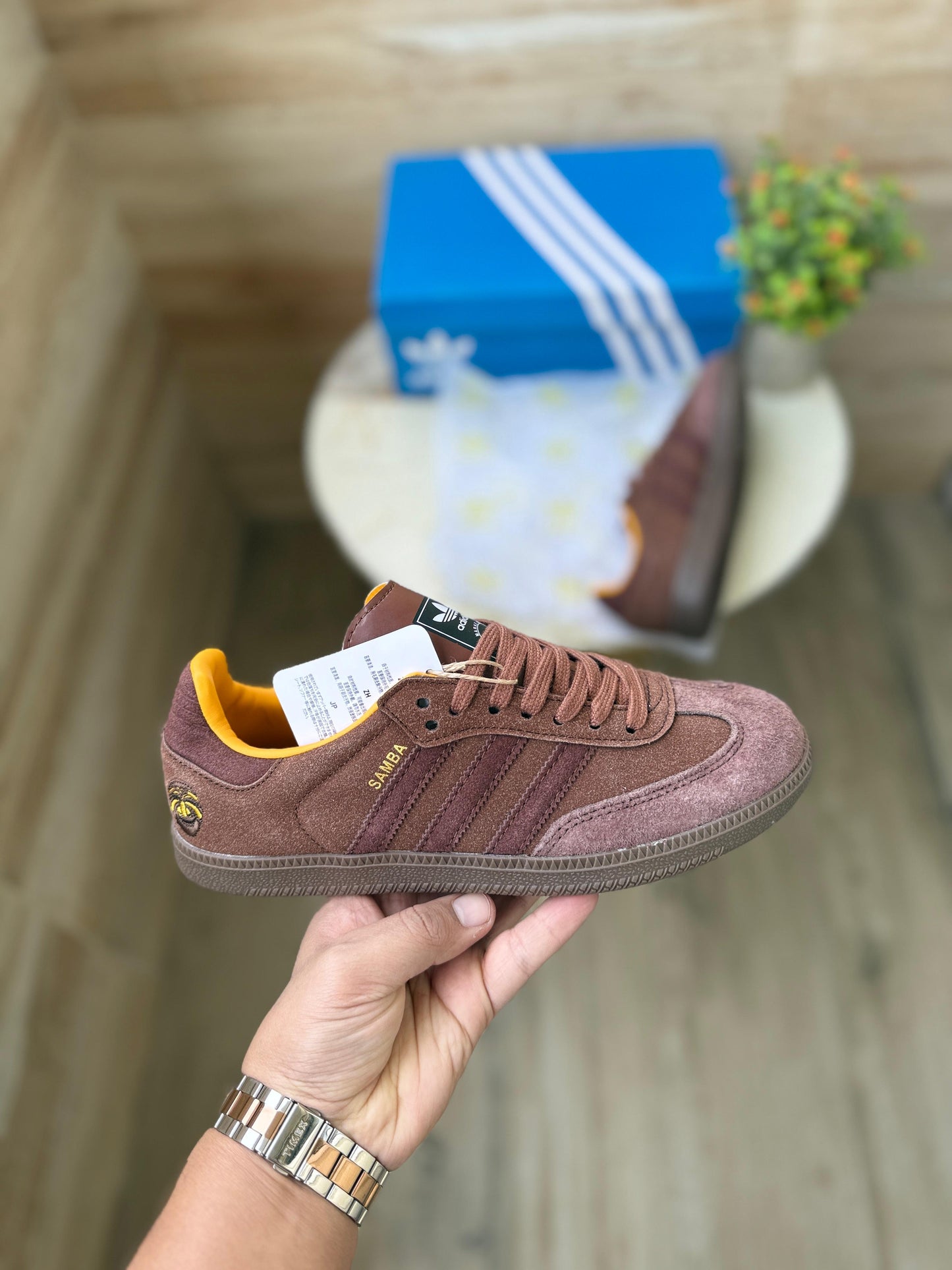 ADIDAS ORGINALS SAMBA SCARLET BROWN