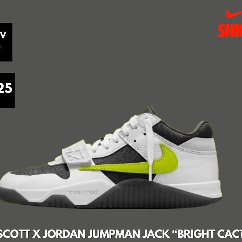 NIKE TRAVIS SCOTT X JORDAN JUMPMAN JACK TRAINER OFF WHITE YELLOW