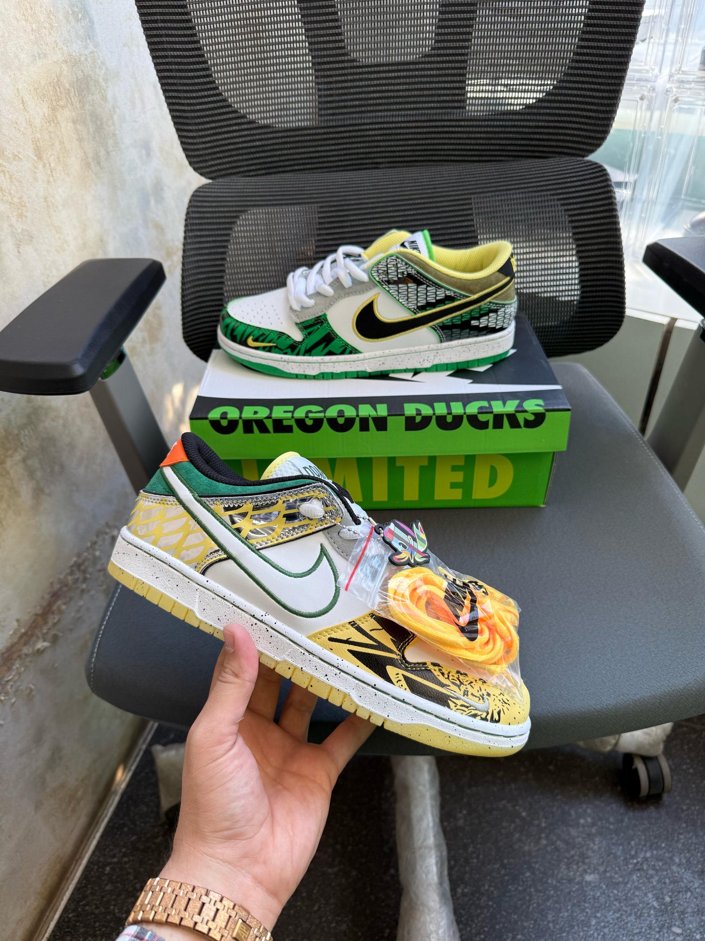 Nike sb dunk low what the duck university oregon