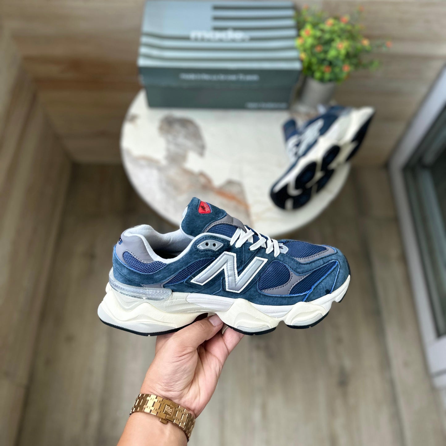 NEW BALANCE 9060 BLUE WHITE
