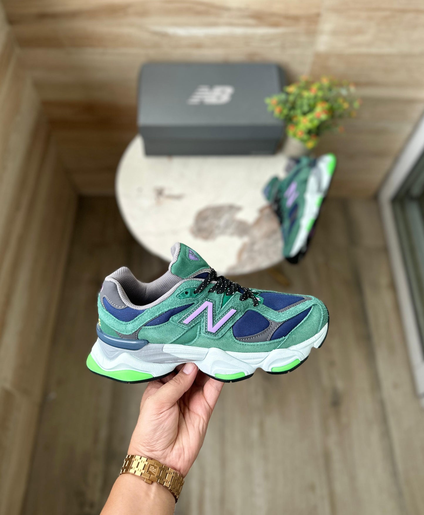 New balance 9060 nightwatch green