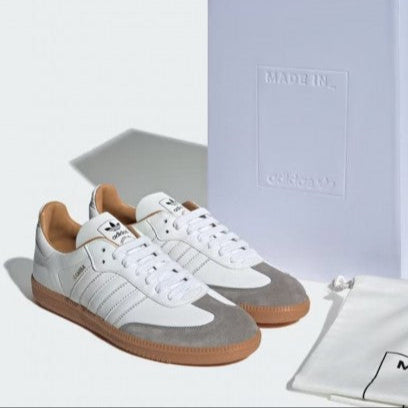 Adidas samba og made in italy white