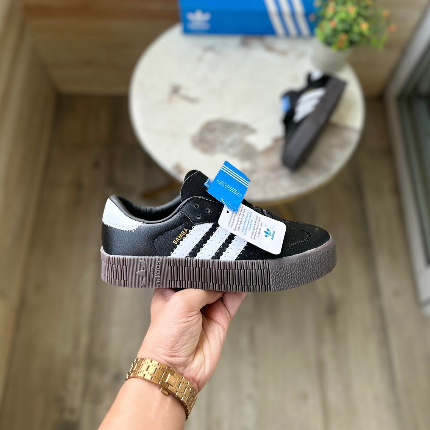ADIDAS ORGINALS SAMBAROSE BLACK