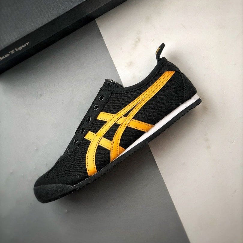 Onitsuka tiger mexico 66 slip on black yellow