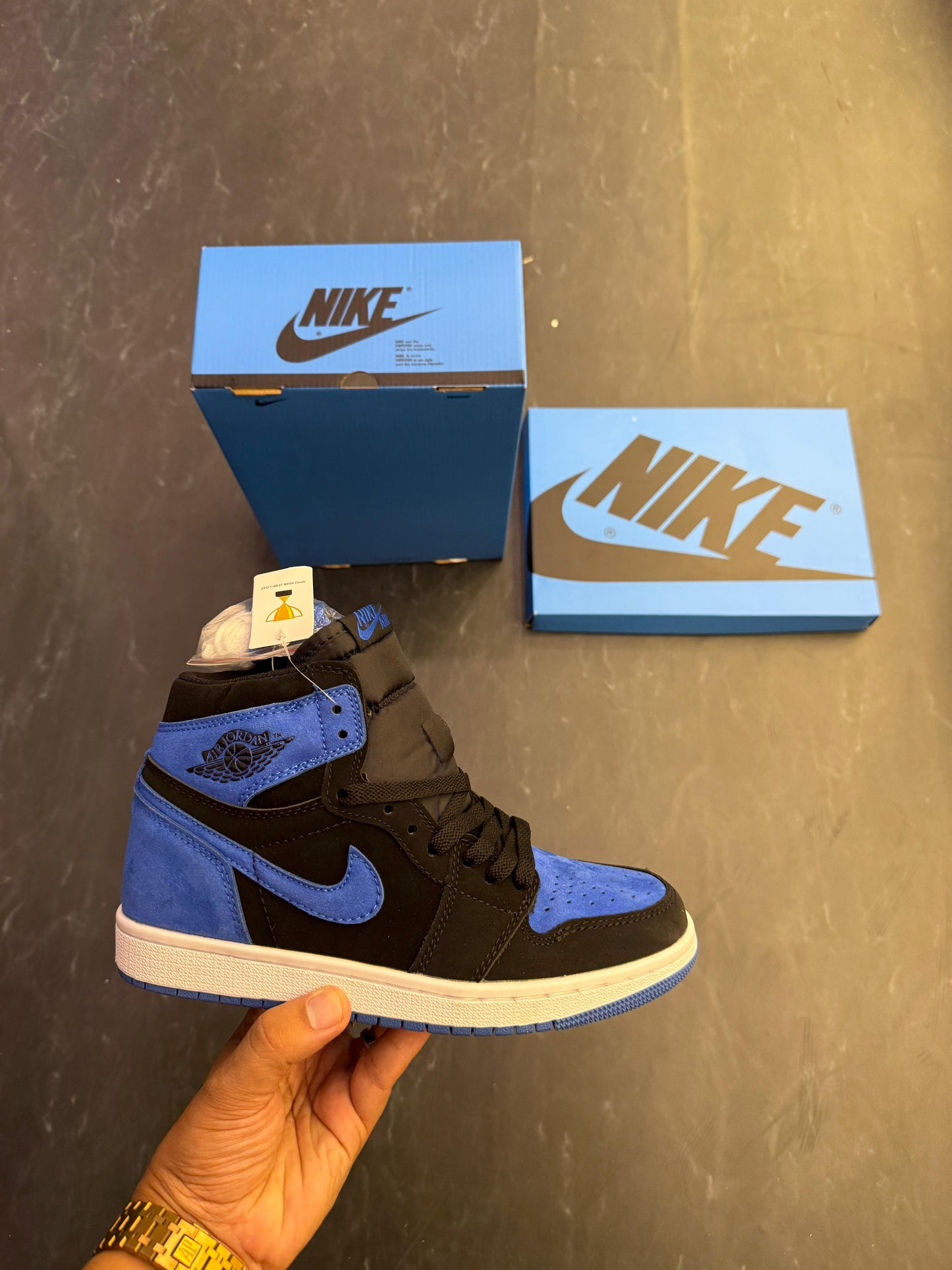 AIR JORDANS RETRO 1 HIGH ROYAL RE IMAGINED