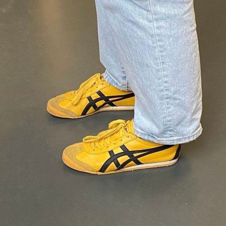ONITSUKA TIGER LEATHER YELLOW