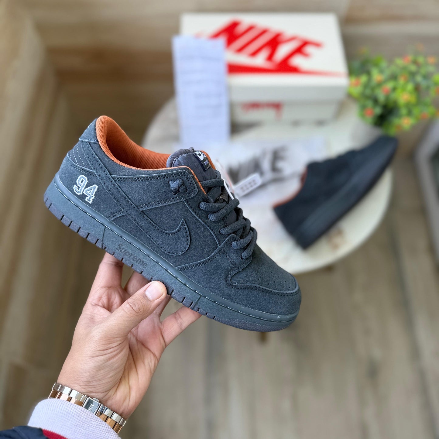 Nike sb dunk supreme 94 charcoal grey 2025