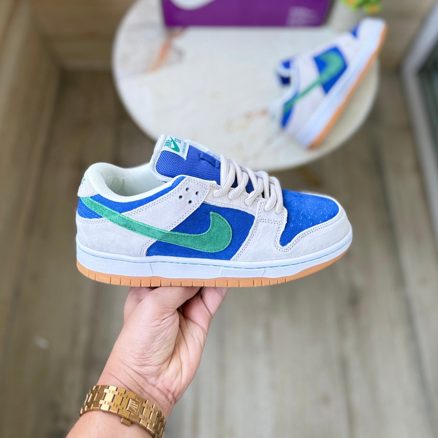 NIKE SB DUNK PHANTOM HYPER ROYAL MALACHITE