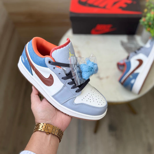 Nike air Jordans retro 1 cut phantom denim