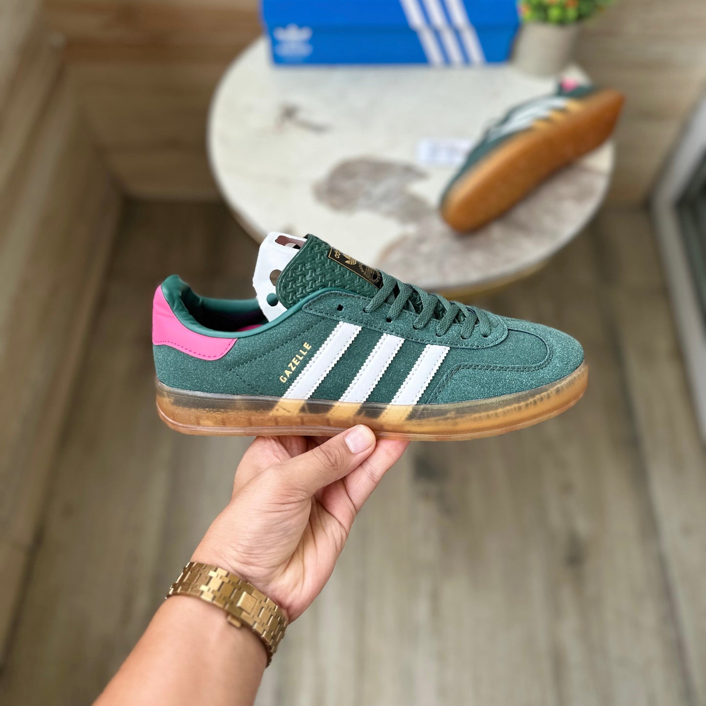ADIDAS GAZELLE INDOOR GREEN