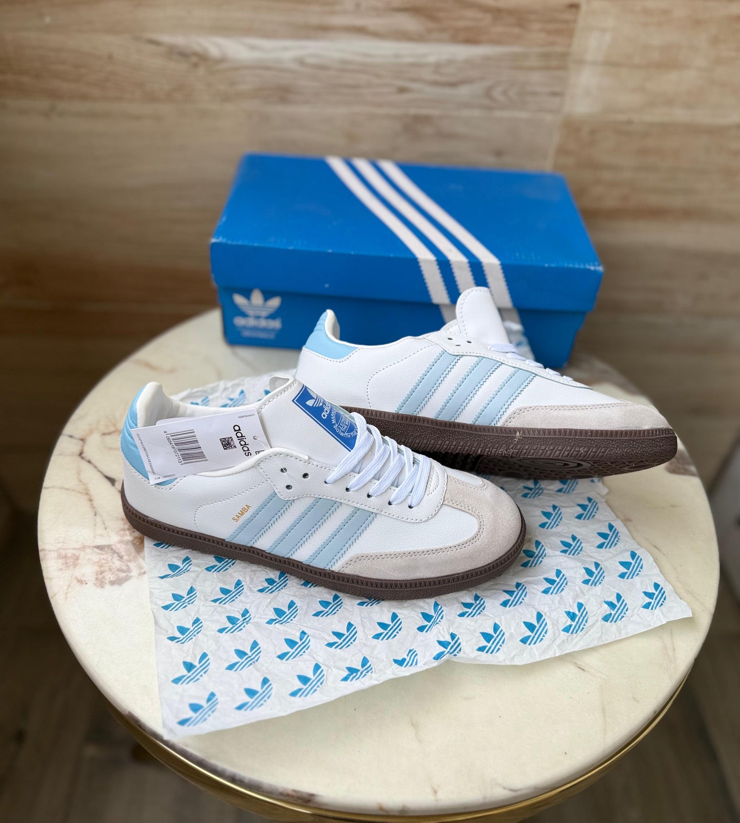 Adidas samba white sky