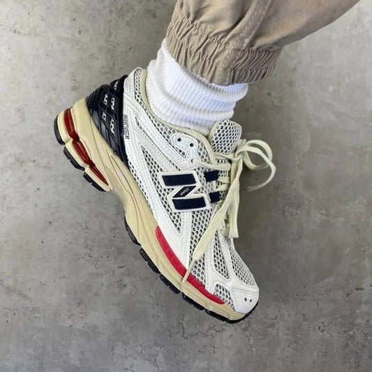 NEW BALANCE 1906R SEA SALT ECLIPSE TRUE RED RUNNING SHOES