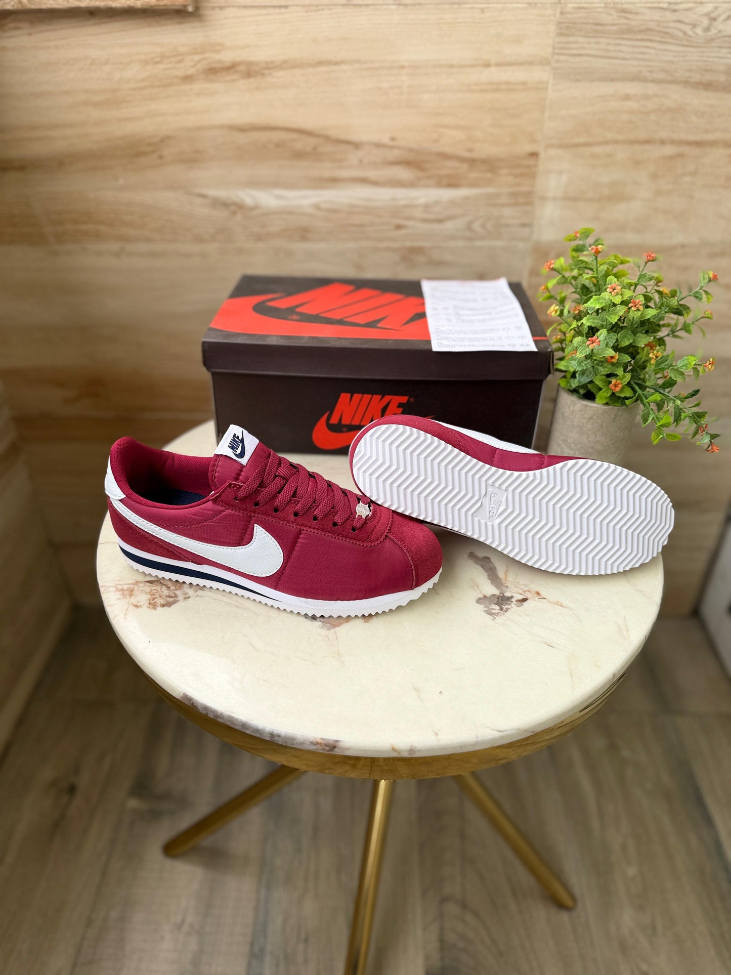 Nike cortez nylon red
