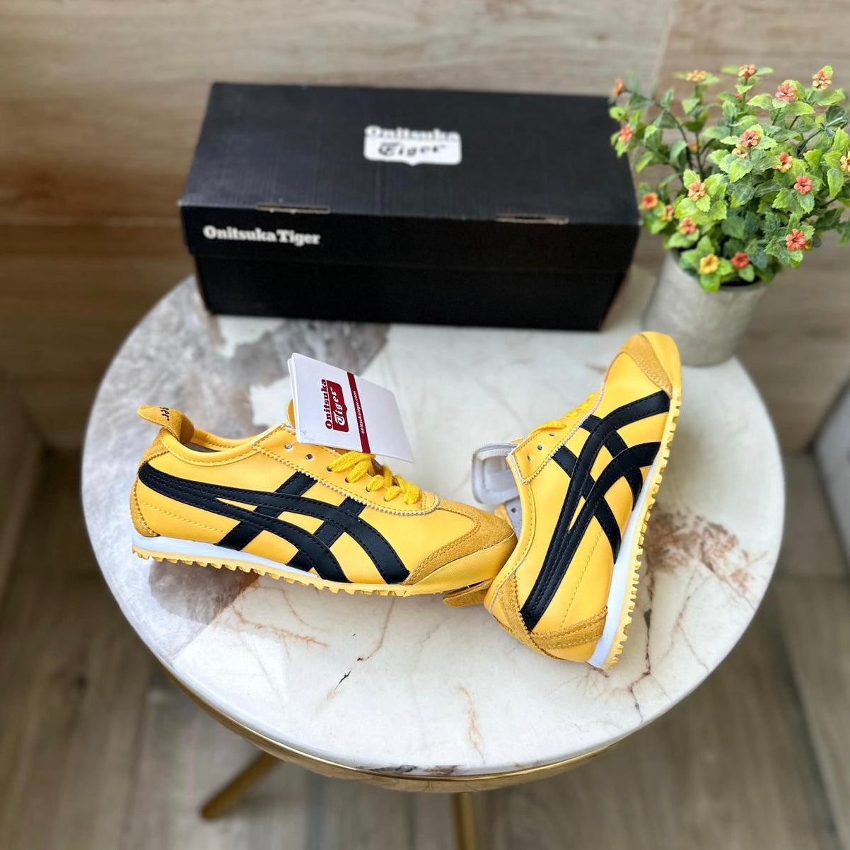 ONITSUKA TIGER LEATHER YELLOW