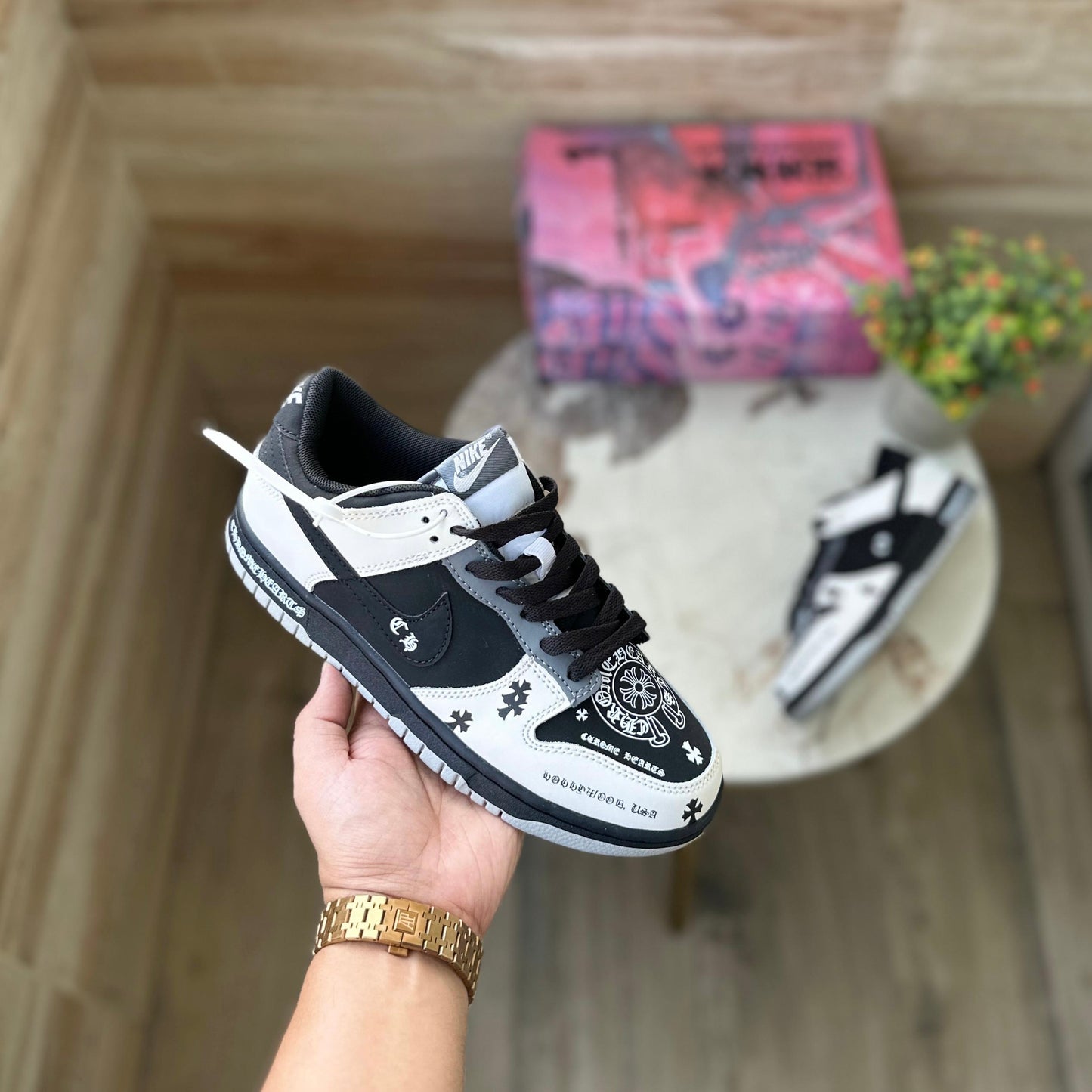 NIKE SB DUNK CHROME HEARTS