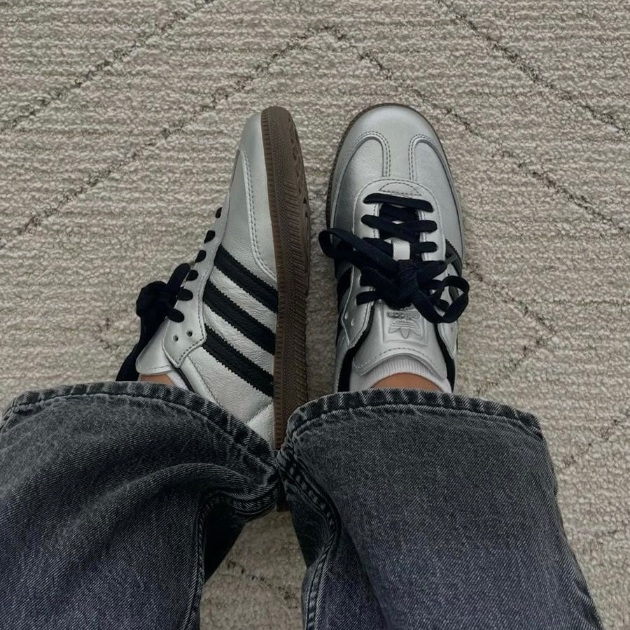 ADIDAS ORGINALS SAMBA SILVER WHITE