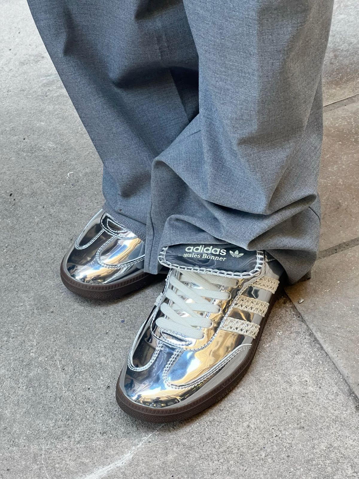 ADIDAS SAMBA X WALES BONER SILVER LIMITED EDITION