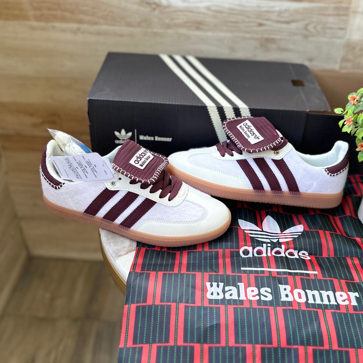 ADIDAS SAMBA X WALES BONER WHITE