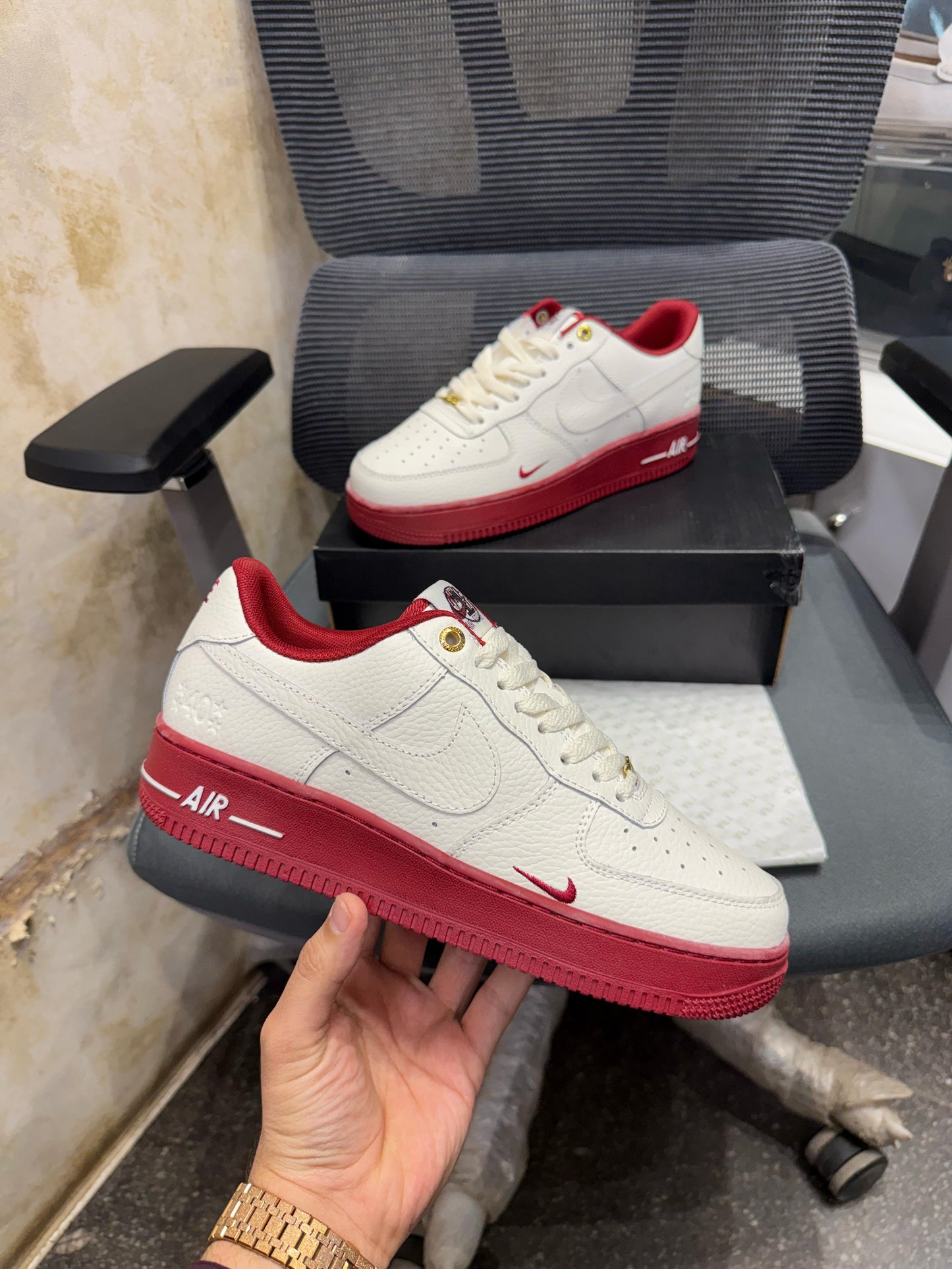 Nike airforce 1 sail team red 40th anniversary