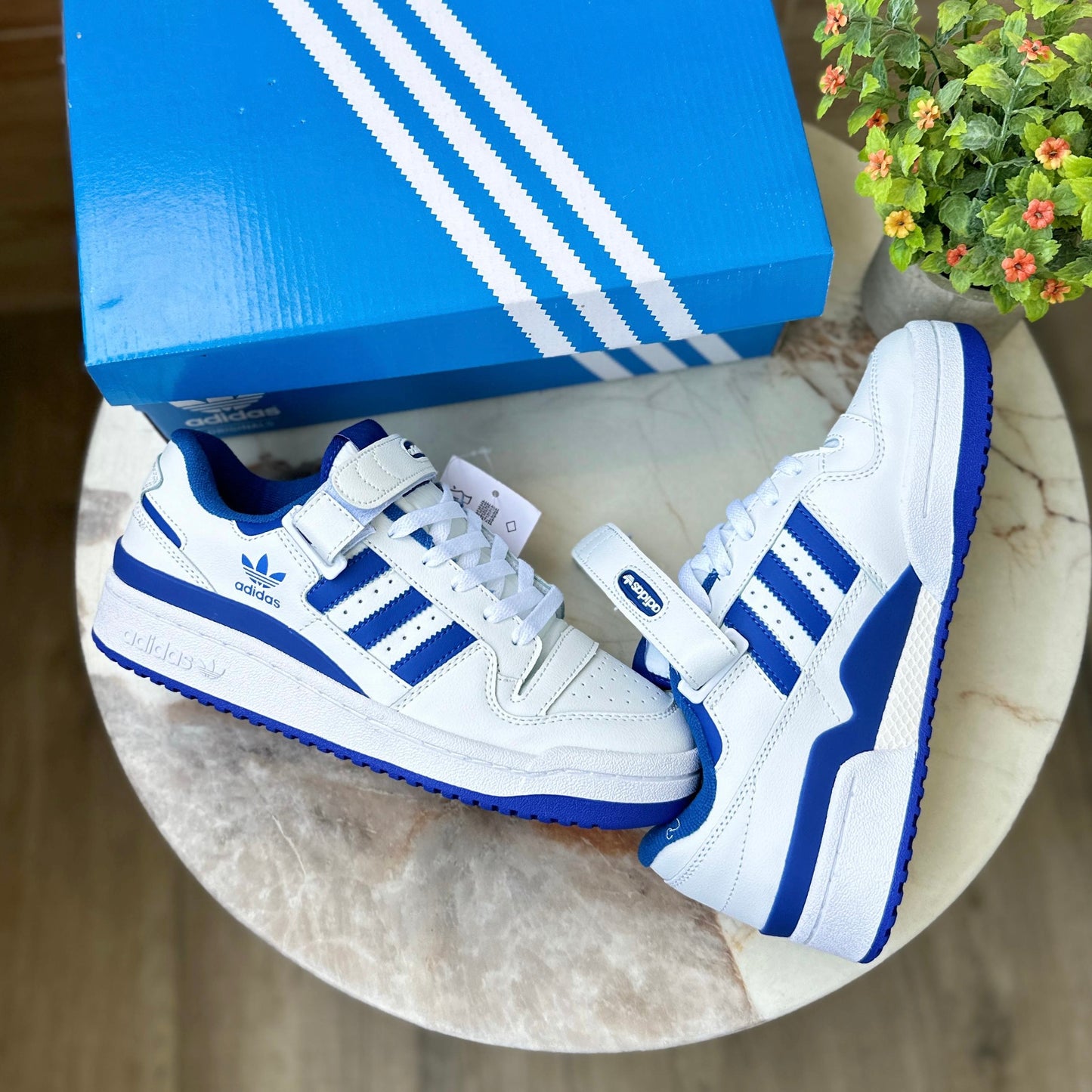 ADIDAS FORUM 84 WHITE BLUE